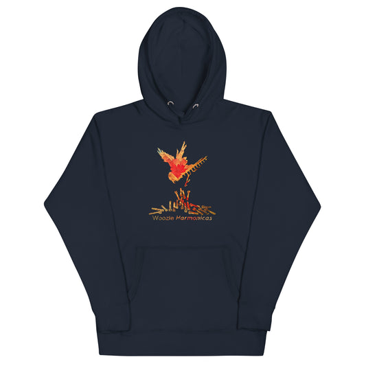 Diving Raven Woozle Hoodie